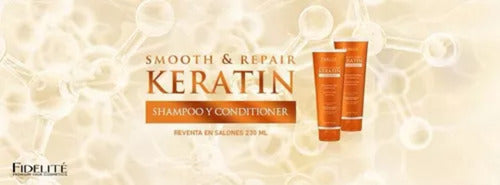 Kit Shampoo + Acondicionador Keratina Smooth Y Repair X230ml