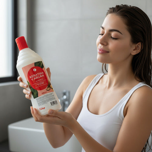 Shampoo Keratina Y Argan X970ml