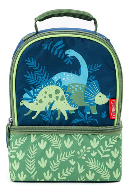 Lonchera Escolar Termica Reino Dinosaurio Thermos Kids Verde Dinosaur Kingdom