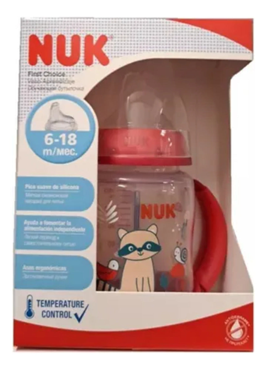 Kit Nuk First Choice X150ml 6-18m + Mini Magic Cup X160ml 6m Rojo Mapache / Patines