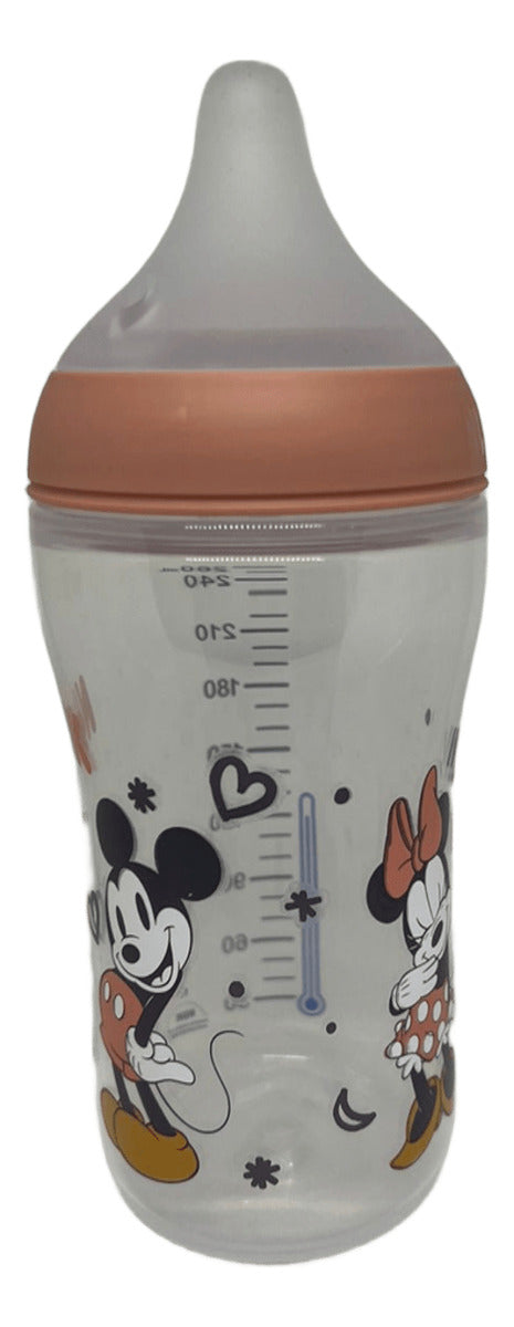 Nuk Perfectmatch Disney Anticolic Mickey Cont Temp X260ml Rojo Mickey Minnie