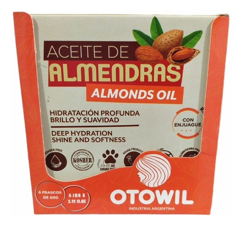 Aceite De Almendras Brillo Y Suavidad Frasco X60g Caja 6uni