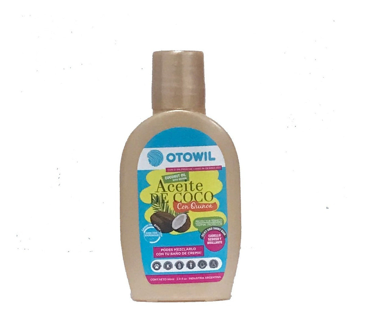 Protector Termico Aceite De Coco En Frasco X6uni X 60ml