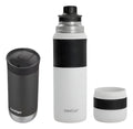 Termo Contigo Salt X739ml + Huron Sake X473ml 30hs Calor Blanco