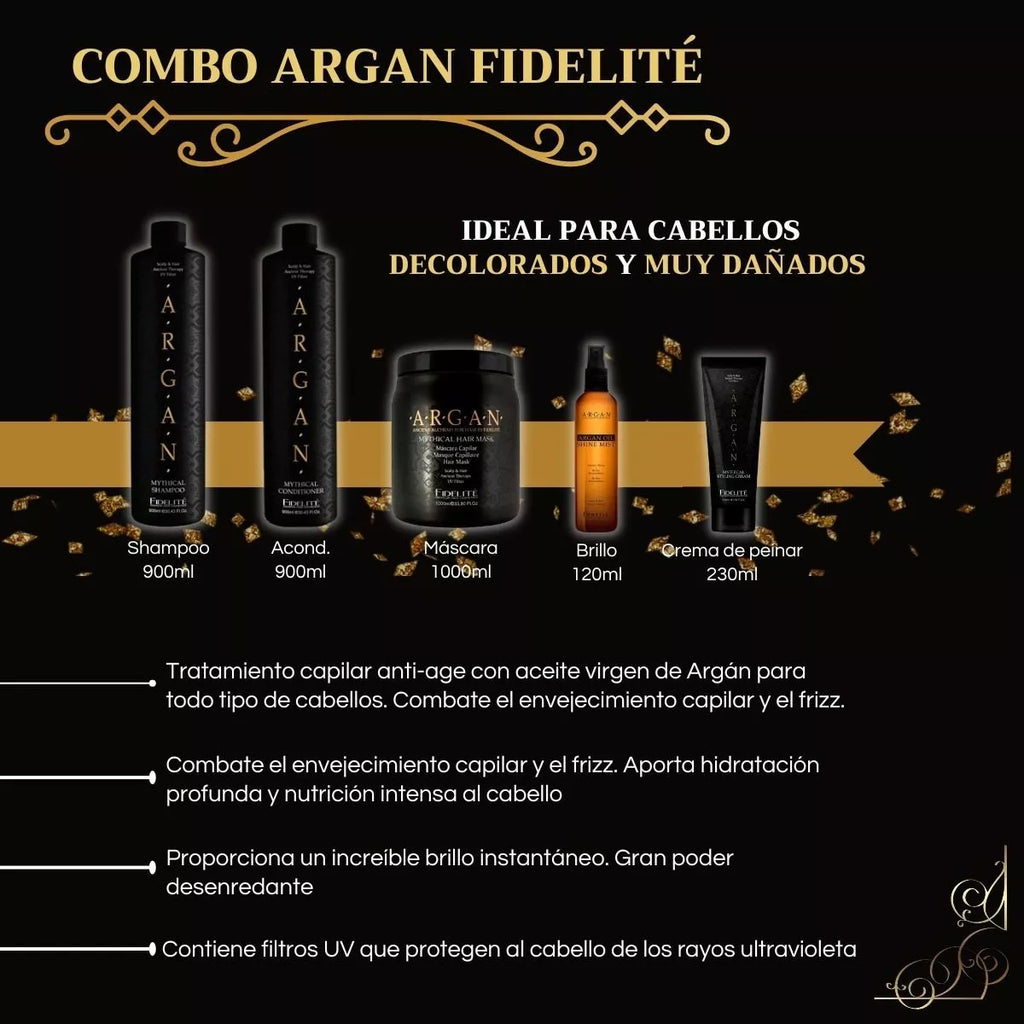 Kit 2 Protectores Thermicos Fidelite Argan Y Caviar X120ml