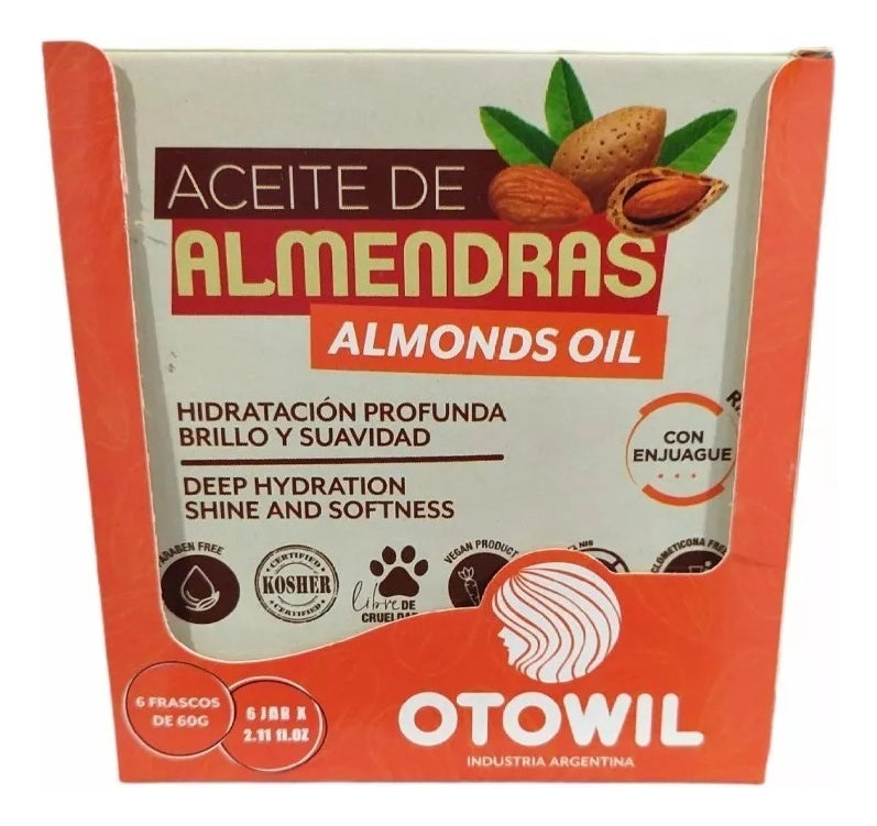 Aceite De Almendras Capilar Hidratacion Profunda 60m 18uni