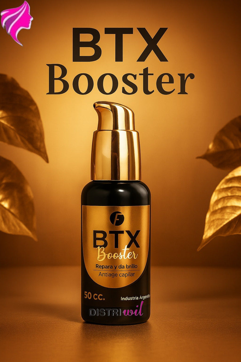 Kit Btx Extreme Frilayp Booster X50cc + Spray 10 En 1 X200g Proteccion Uv Filtro Solar Hidratante Brillo Suavidad Absolut Repair Uso Profesional Fortalecedor Anti Caida Sin Formol Antiage