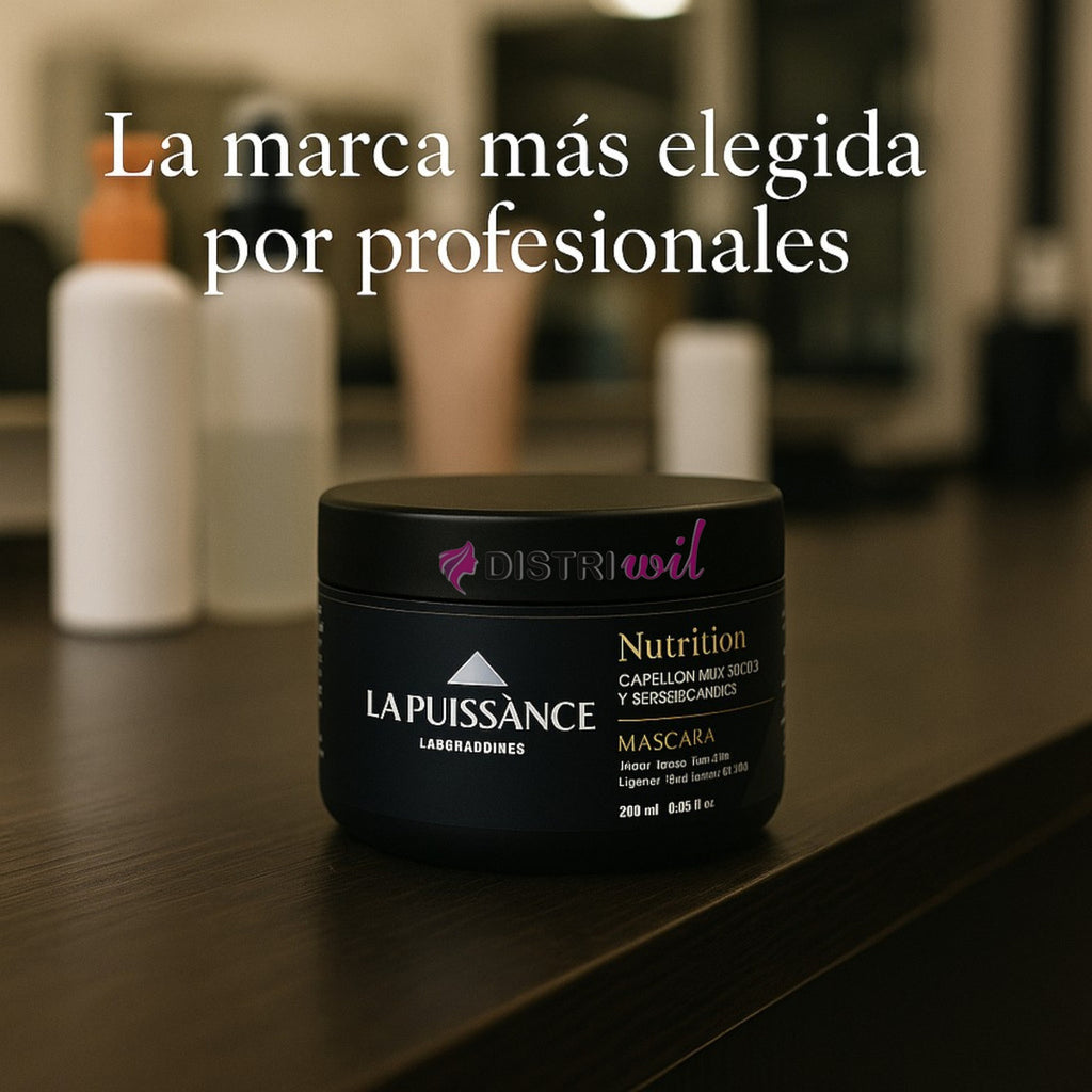 Mascara Capilar Nutricion La Puissance Acido Hialuronico En Liposomas Con Argan X250g Cabello Muy Seco - Uso Profesional Hidratacion Brillo Suavidad Humectacion Renovacion Restauradora