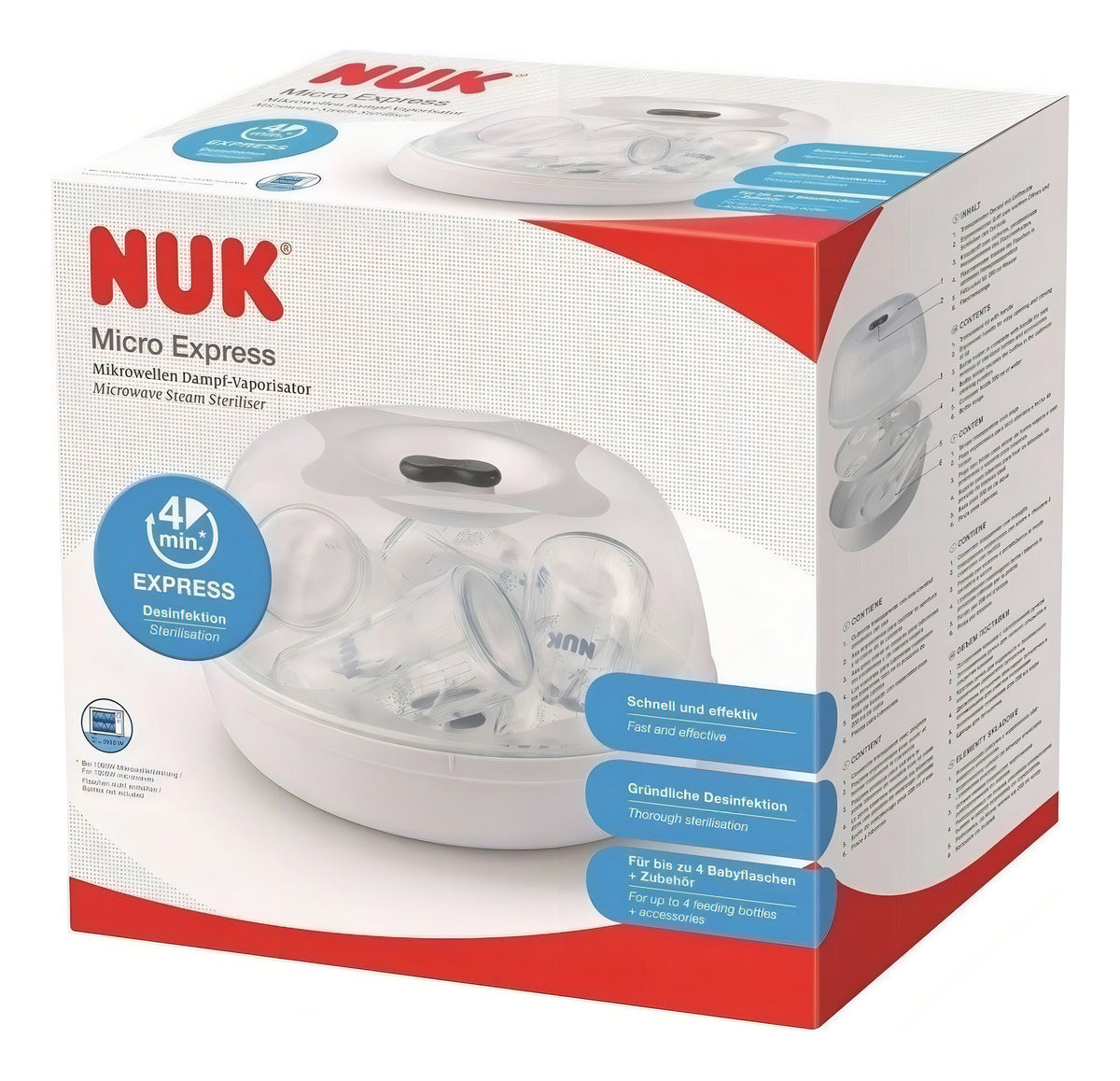 Esterilizador De Mamadeiras Para Microondas Nuk