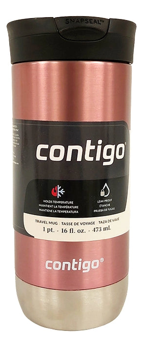 Vaso Térmico Contigo Huron Liso Pine Berry Color Rosa 473ml Pine Berry