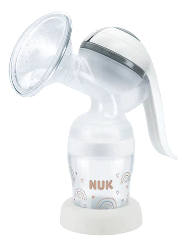 Sacaleches Manual Nuk Para Bebés - Almohadilla Siliconada Suave Y Aterciopelada Con Palanca Ajustadora De Ritmo Y Fuerza De Succion - Libre Bpa Con Granulado Fino Que Estimula El Flujo De Leche