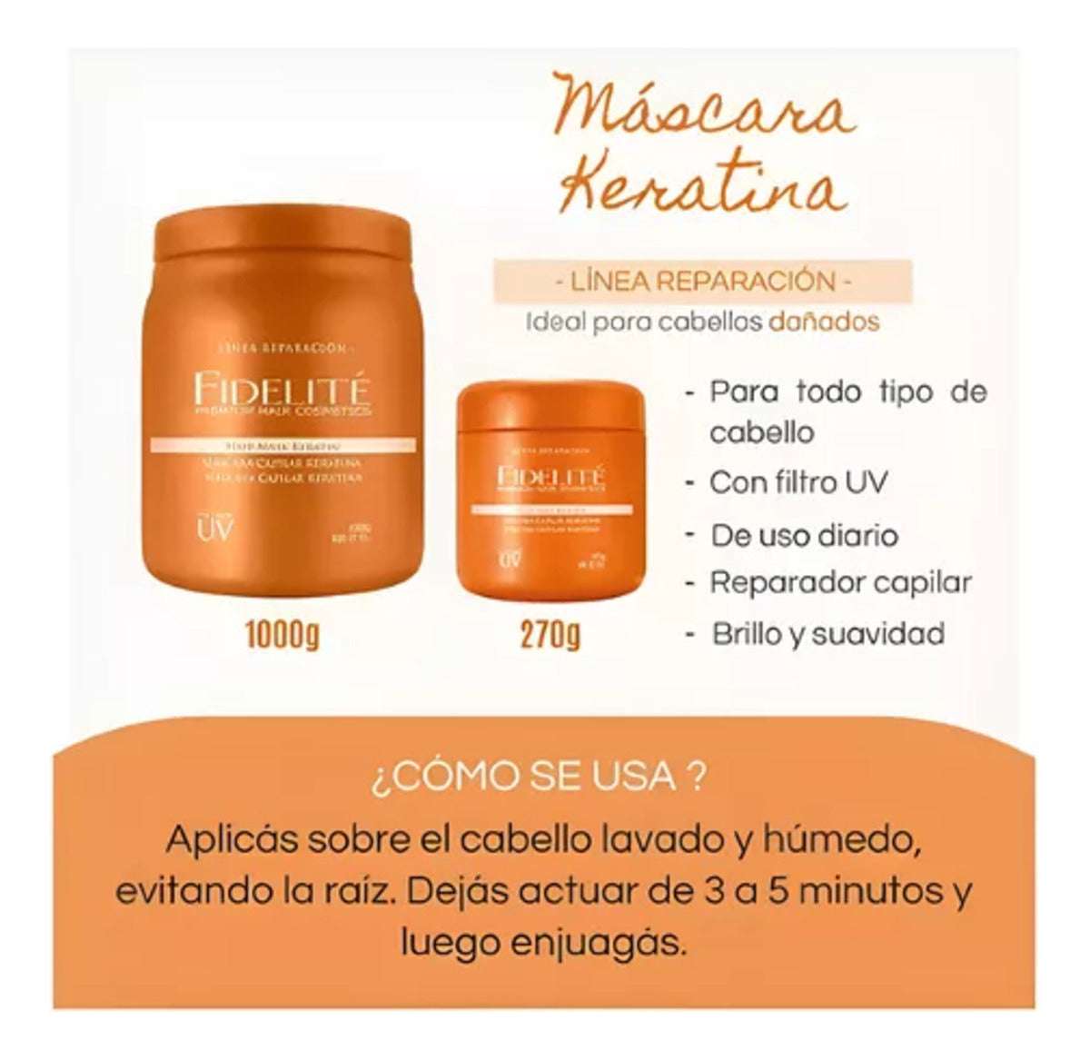 Pack Mascara Fidelite Argan Mythical + Keratina 1000ml