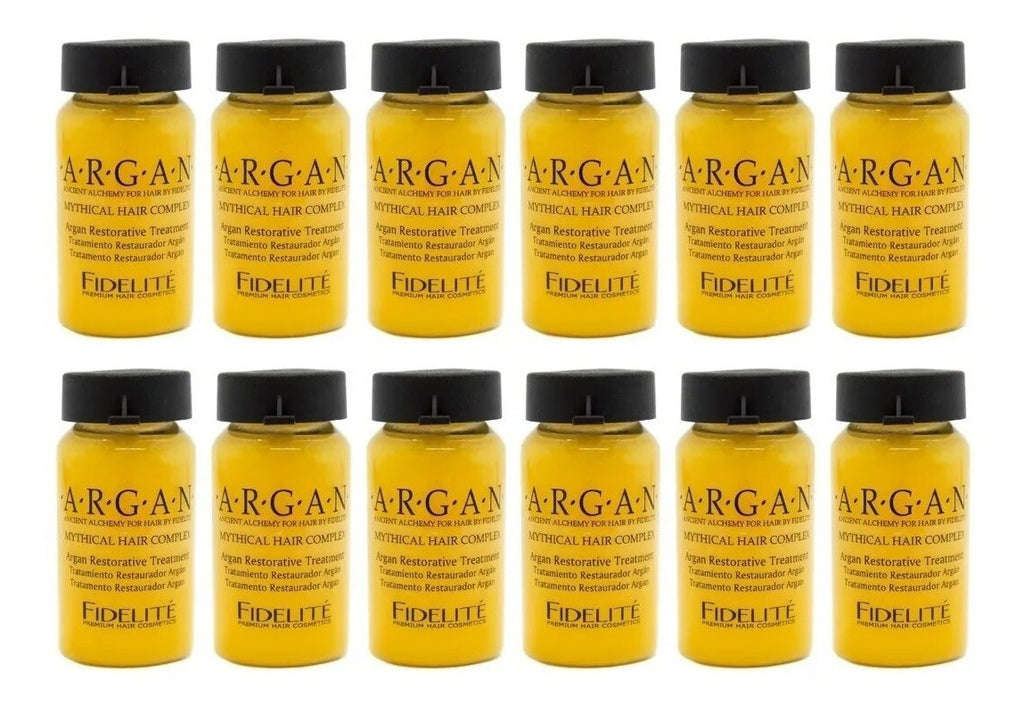 Fidelite Kit Argan Shampoo - Conditioner - Mascara - Ampolla