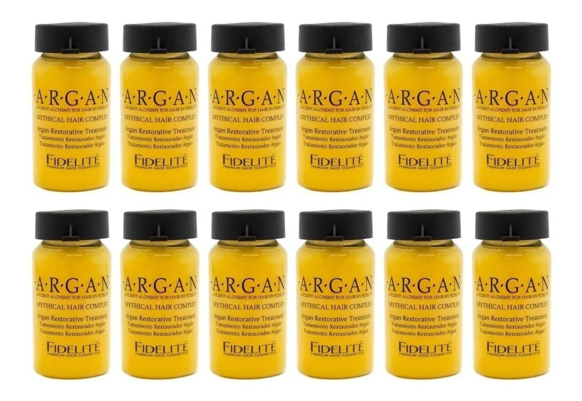Fidelite Kit Argan Shampoo - Conditioner - Mascara - Ampolla