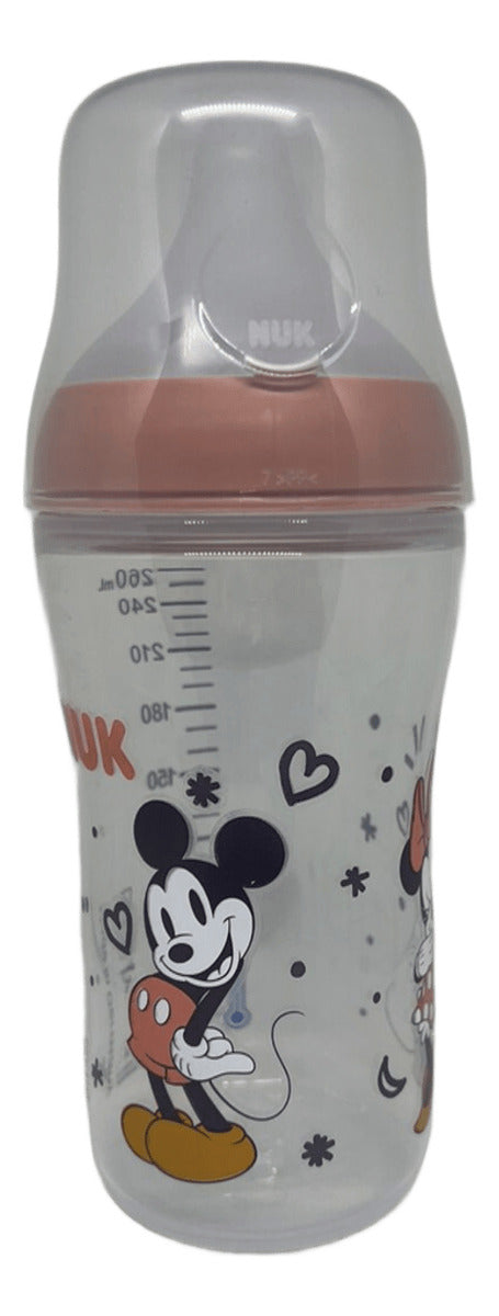 Nuk Perfectmatch Disney Anticolic Mickey Cont Temp X260ml Rojo Mickey Minnie