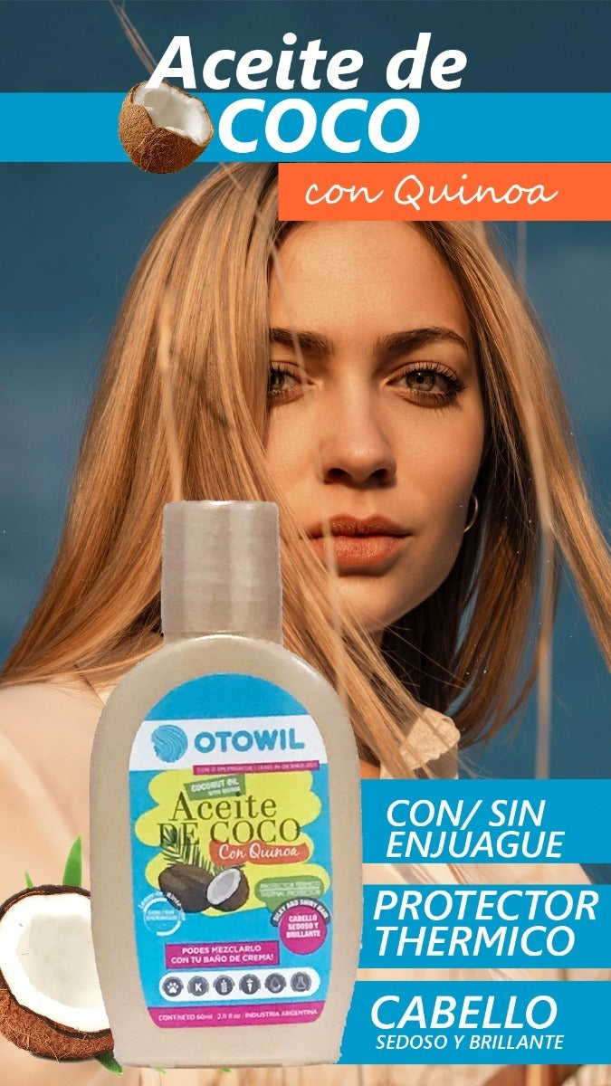 Protector Termico Aceite De Coco En Frasco X6uni X 60ml