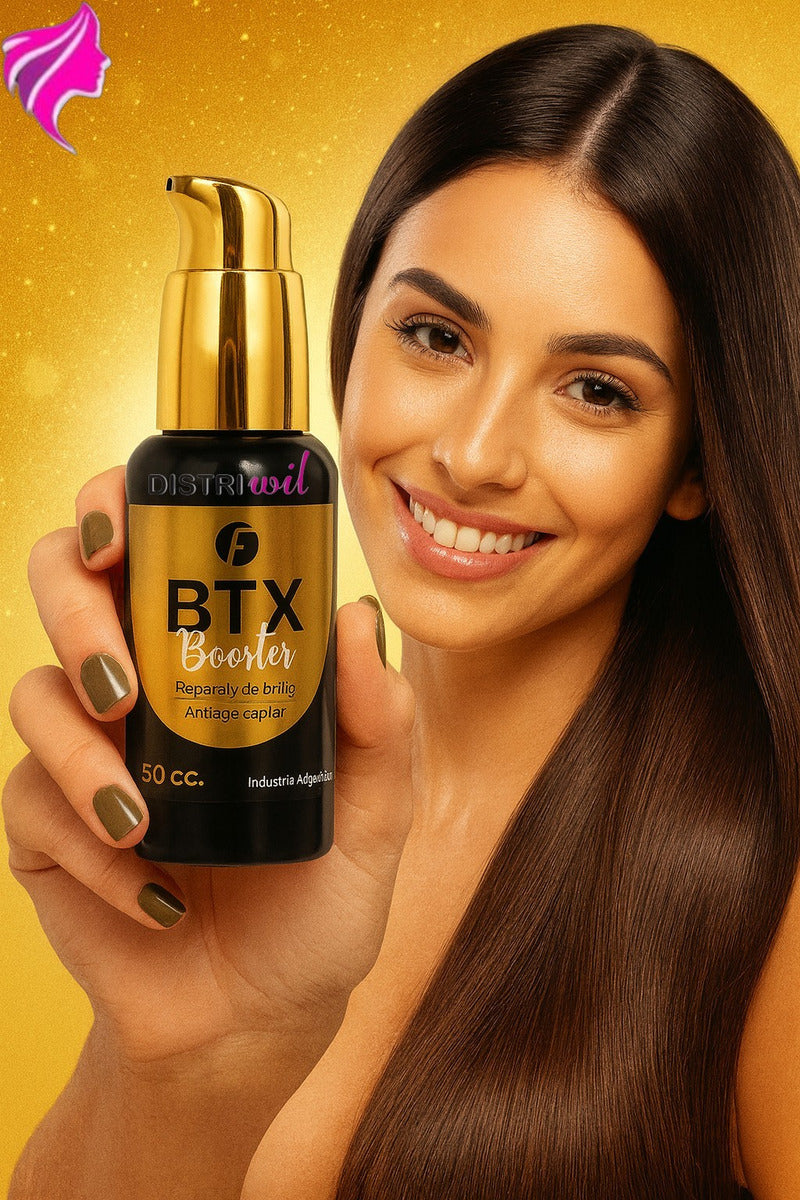 Kit Hidratante Booster Keratina + Booster Btx Frilayp X50cc Repara Y Da Brillo Antiage - Reestructurante Suavidad Nutricion Brillo Humectacion Hidratacion Uso Profesional