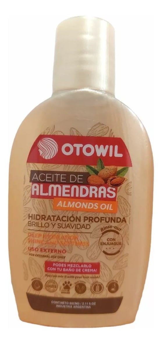 Aceite De Almendras Capilar Hidratacion Profunda 60m 18uni