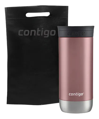 Vaso Térmico Contigo Huron Liso Pine Berry Color Rosa 473ml Pine Berry