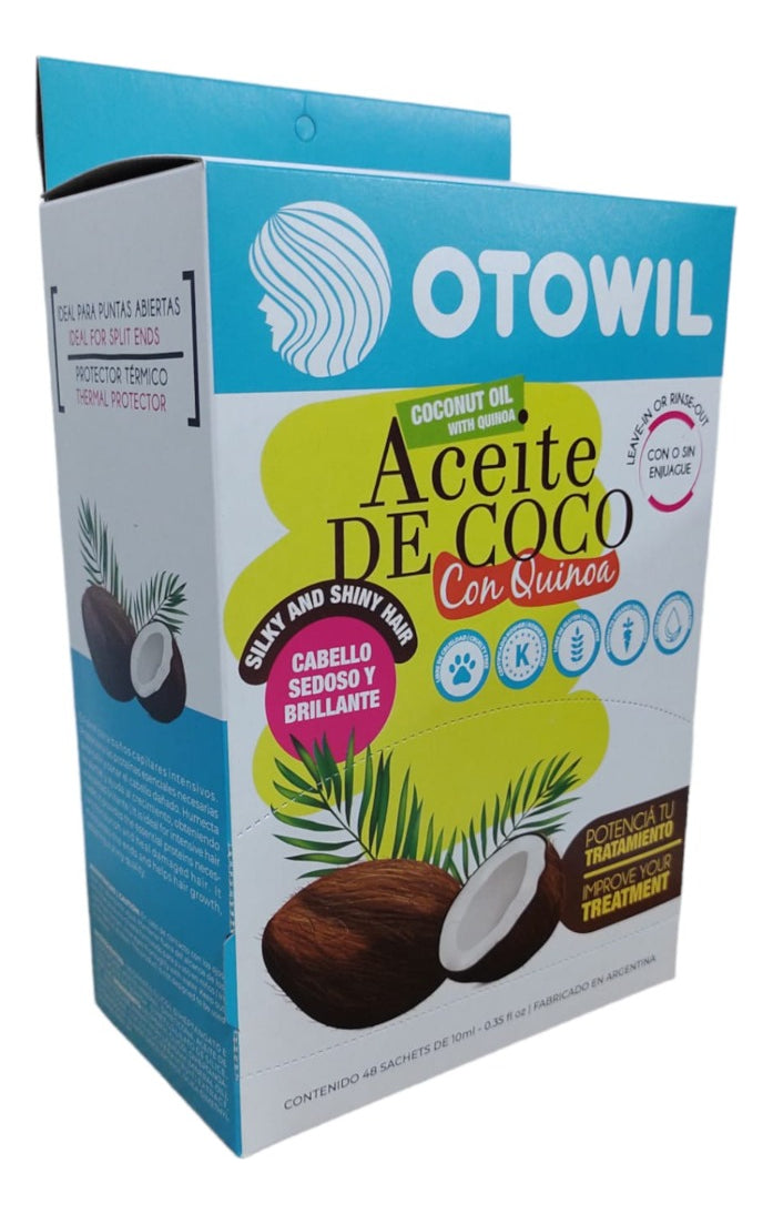 Protector Termico Aceite De Coco En Frasco X6uni X 60ml