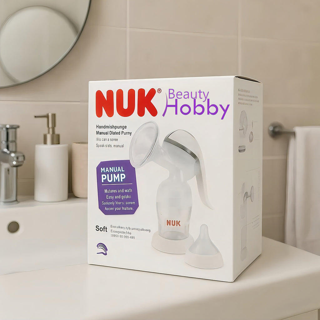 Sacaleches Manual Nuk Para Bebés - Almohadilla Siliconada Suave Y Aterciopelada Con Palanca Ajustadora De Ritmo Y Fuerza De Succion - Libre Bpa Con Granulado Fino Que Estimula El Flujo De Leche