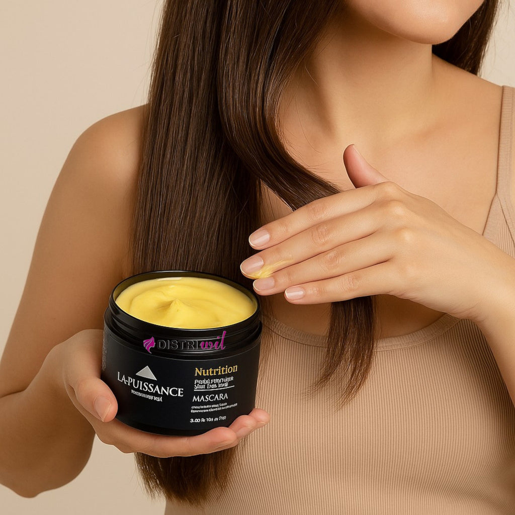 Mascara Capilar Nutricion La Puissance Acido Hialuronico En Liposomas Con Argan X250g Cabello Muy Seco - Uso Profesional Hidratacion Brillo Suavidad Humectacion Renovacion Restauradora
