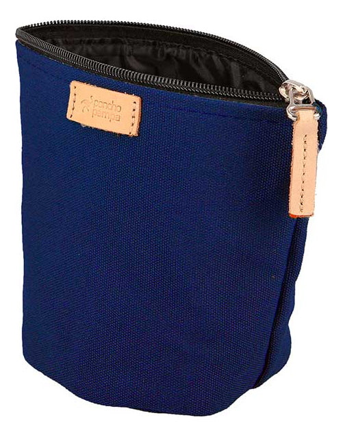 Porta Yerba Para Mate Poncho Pampa 100% Algodon Color Negro