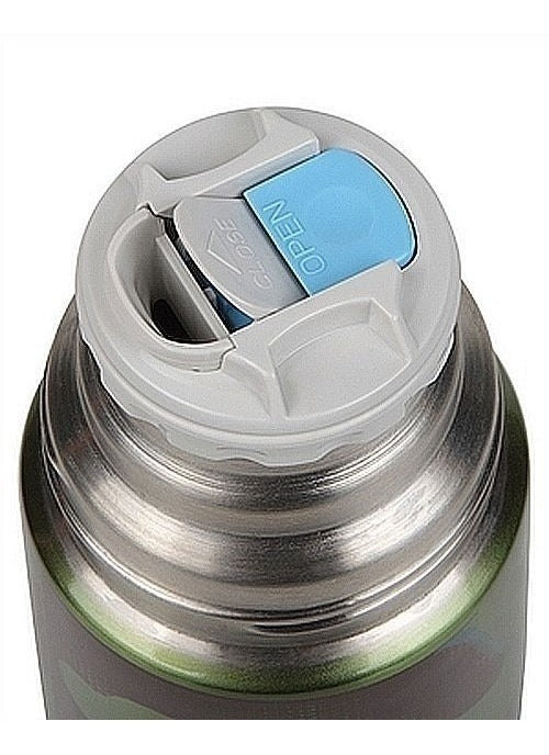 Termo Thermos Bala Matero 1000ml Acero Inoxida Pico Cebador Gris Acero