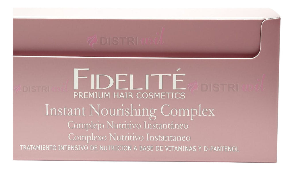 Caja De Ampollas Complejo Nutritivo X12 Unidades Fidelite Recupera la Nutricion Natural A Tu Cabello Suavidad Antifrizz Hidratacion Brillo Humectacion Reparacion Reestructurante