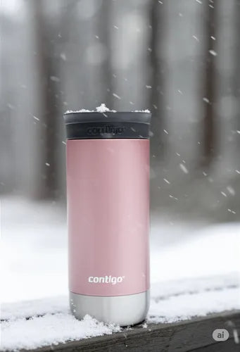 Vaso Térmico Contigo Huron Liso Pine Berry Color Rosa 473ml Pine Berry