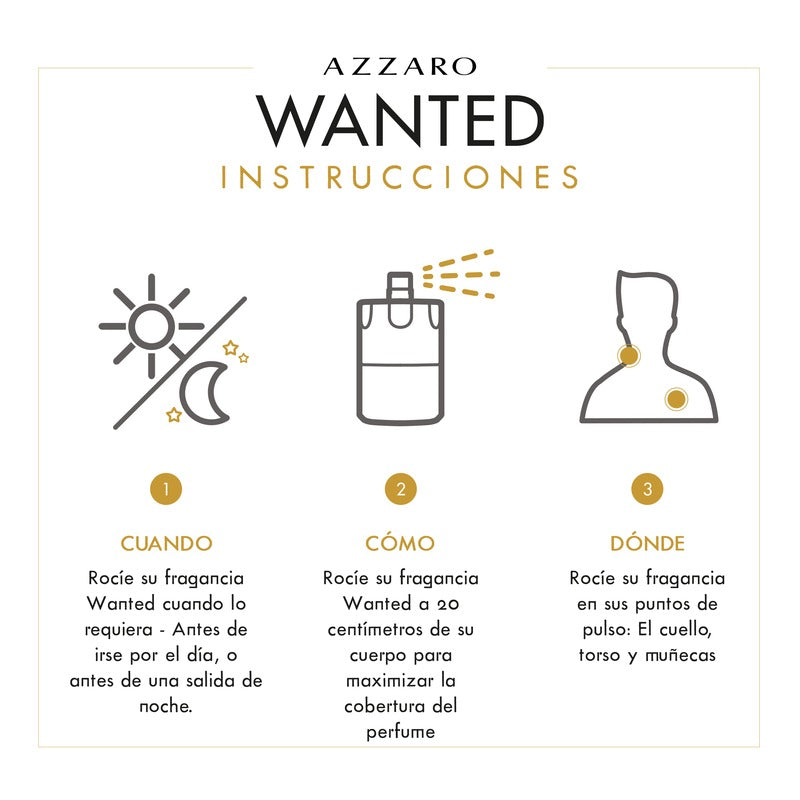 Perfume Azzaro The Most Wanted Intense EDP Para Hombre 100ml