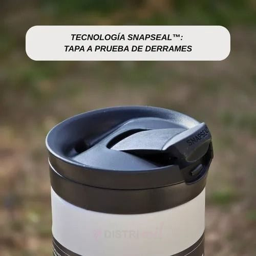 Vaso Termico Contigo Salt Blanco X473ml 20hs Conservacion Fria 6 Horas Caliente - Acero Inoxidable Libre Bpa - Mantiene Café Té Agua Uso Ideal Oficina Camping Viaje - Anti Derrame Tapa A Rosca