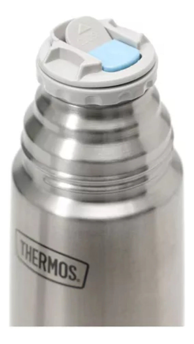 Termo Thermos Bala Matero 1000ml Acero Inoxida Pico Cebador Gris Acero