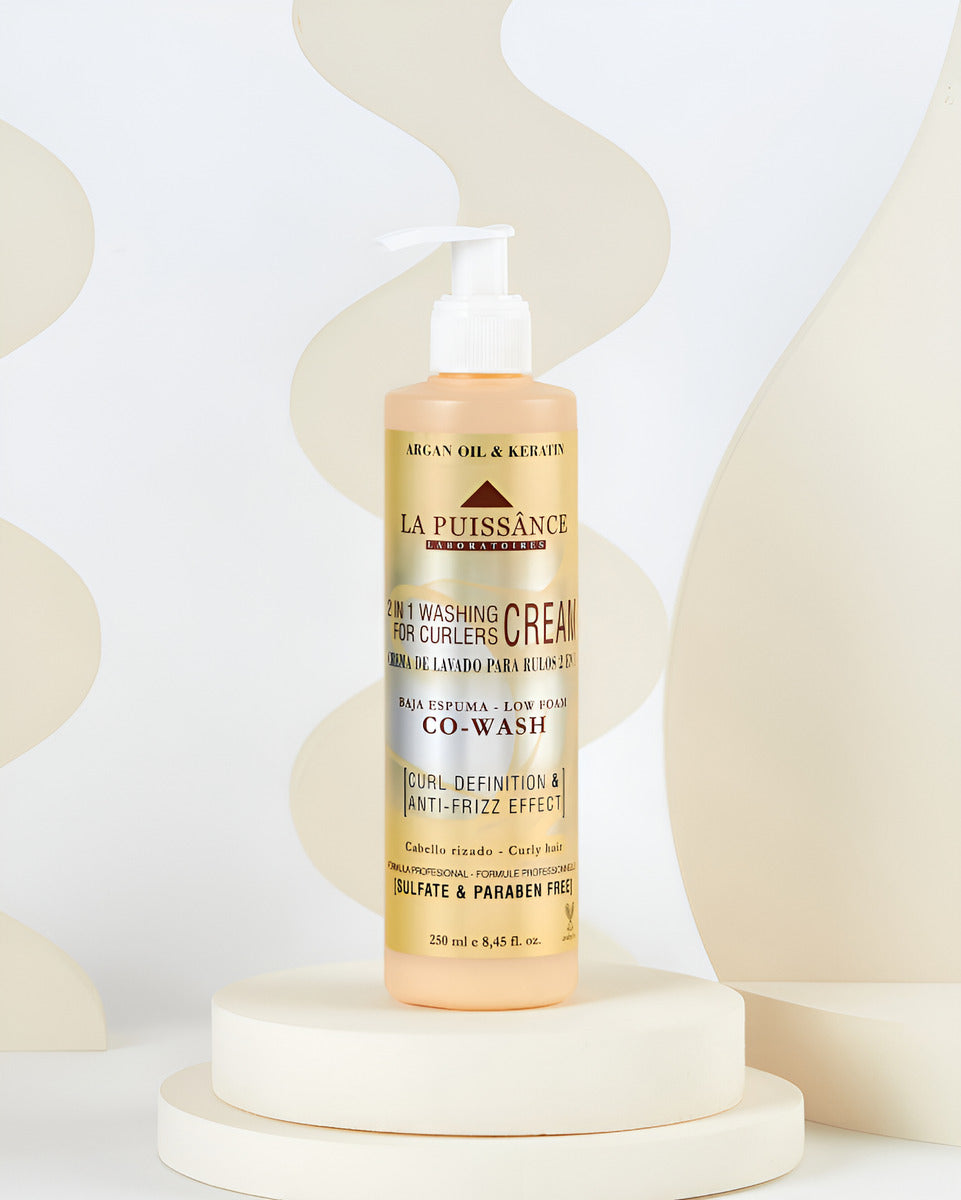 La Puissance Crema De Lavado 2 En 1 Para Rulos X250ml
