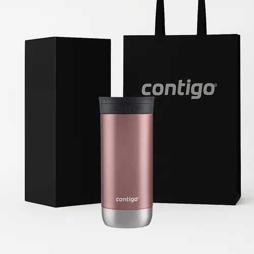 Vaso Térmico Contigo Huron Liso Pine Berry Color Rosa 473ml Pine Berry