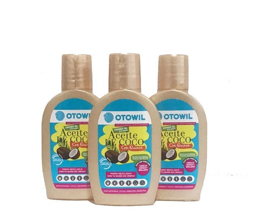 Protector Termico Aceite De Coco En Frasco X6uni X 60ml