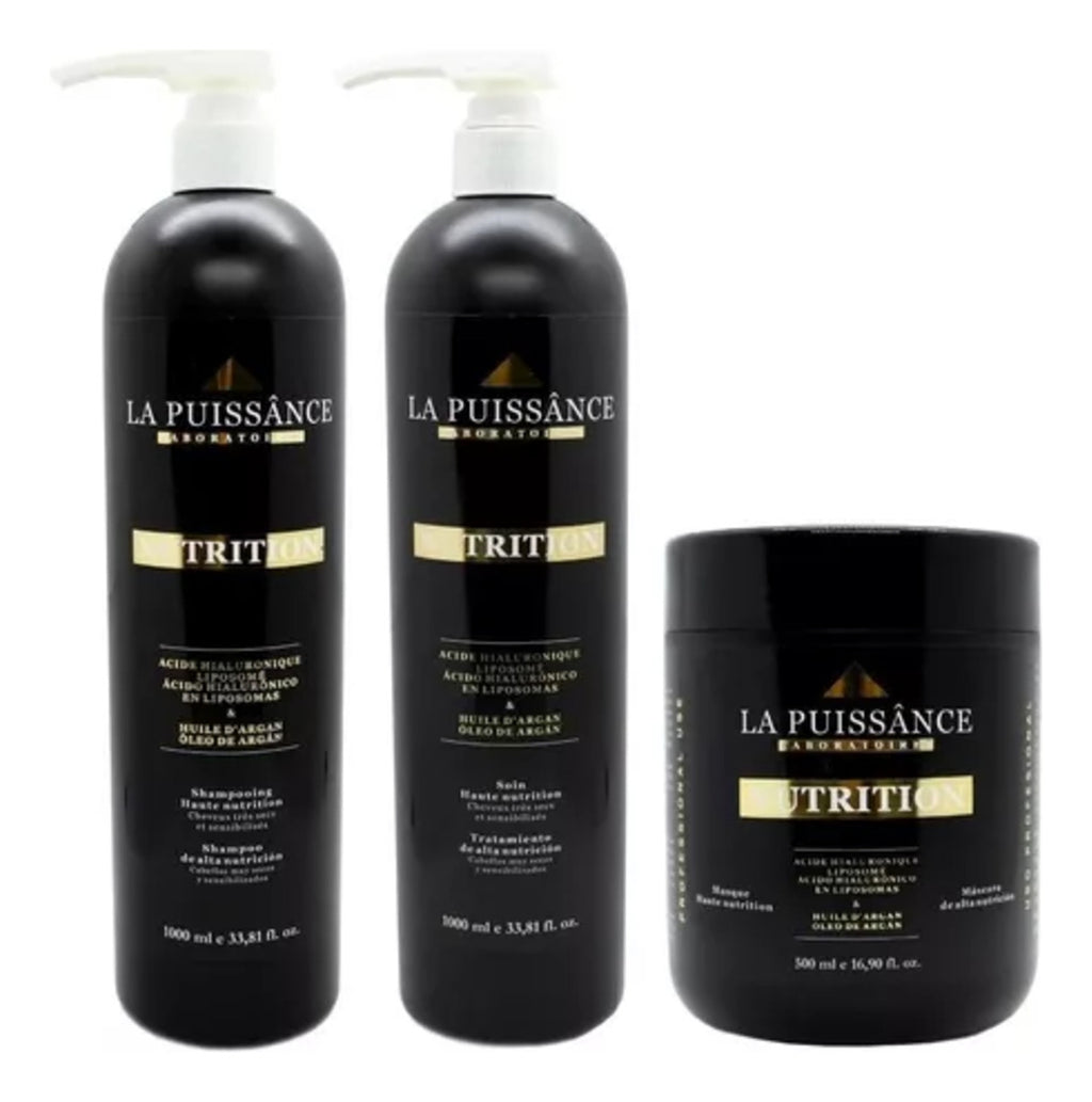 Kit La Puissance Argan Shampoo + Acondicionador X1000ml