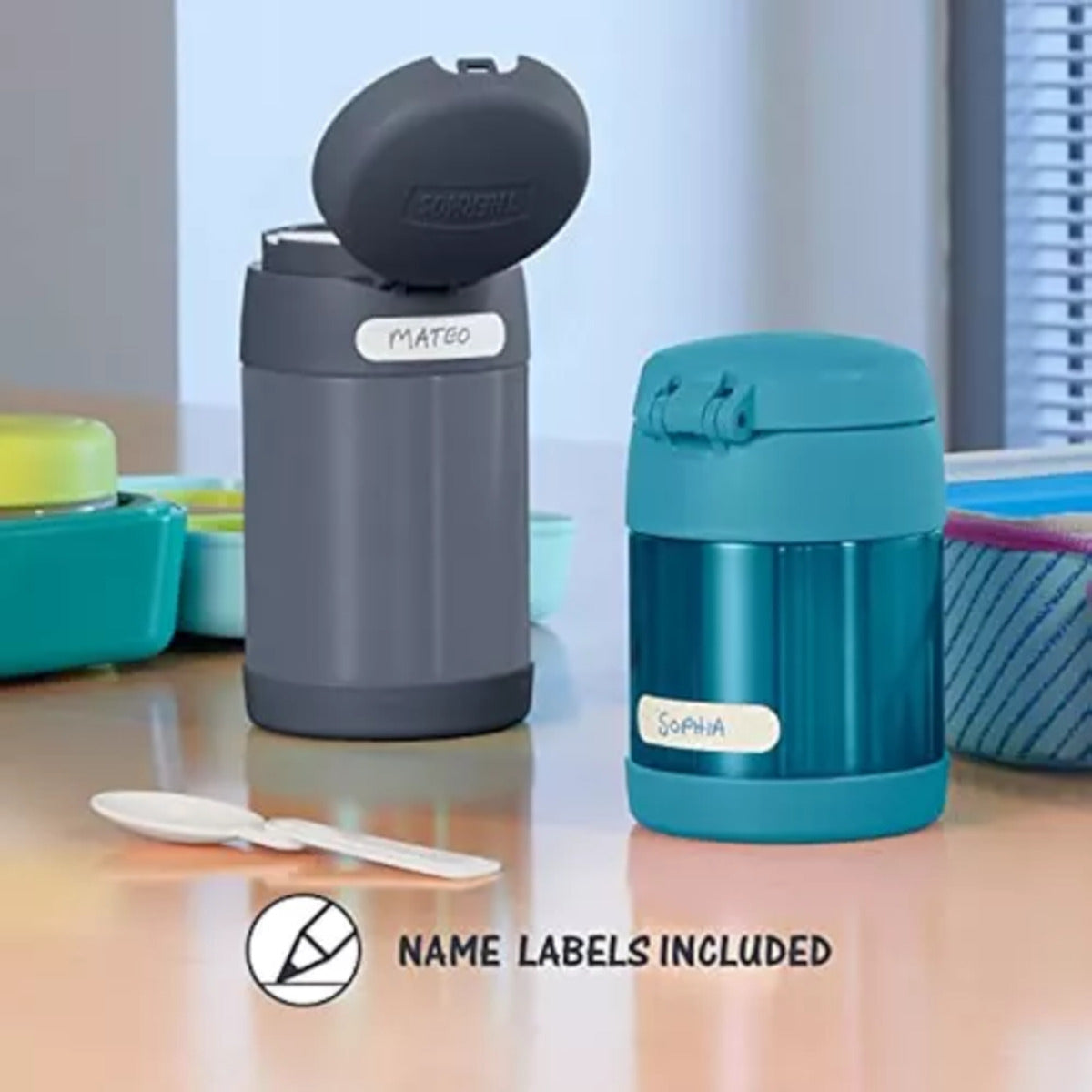 Thermos Tarro Comida Acero Inox Termico X470ml Negro Mate Food Jar