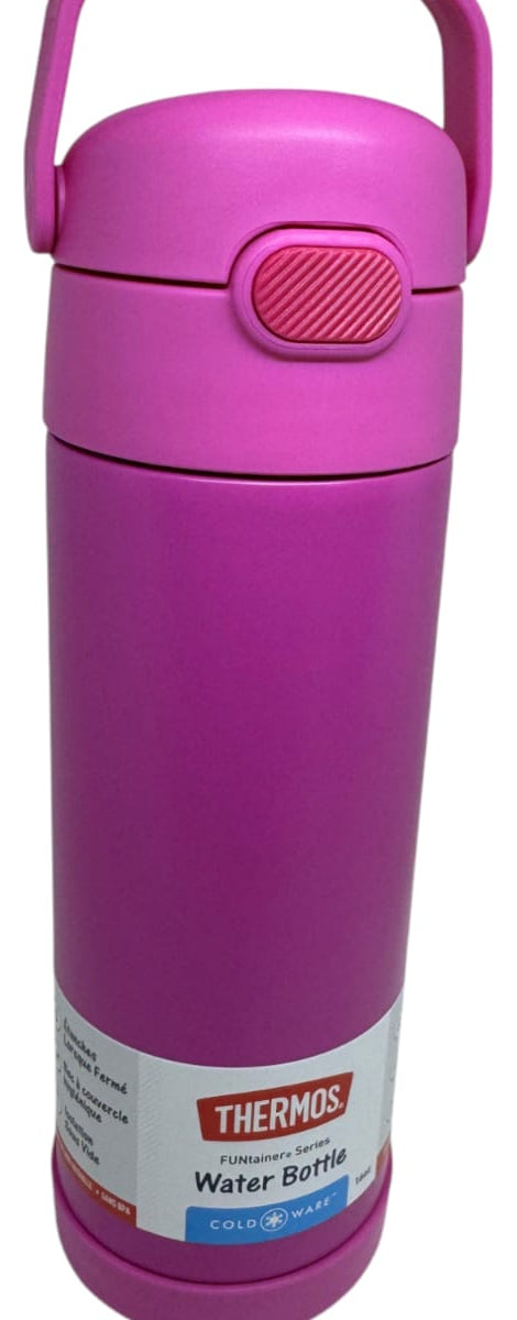 Botella Termica Thermos Funtainer 12 Horas Frio Rosa 470ml Fucsia