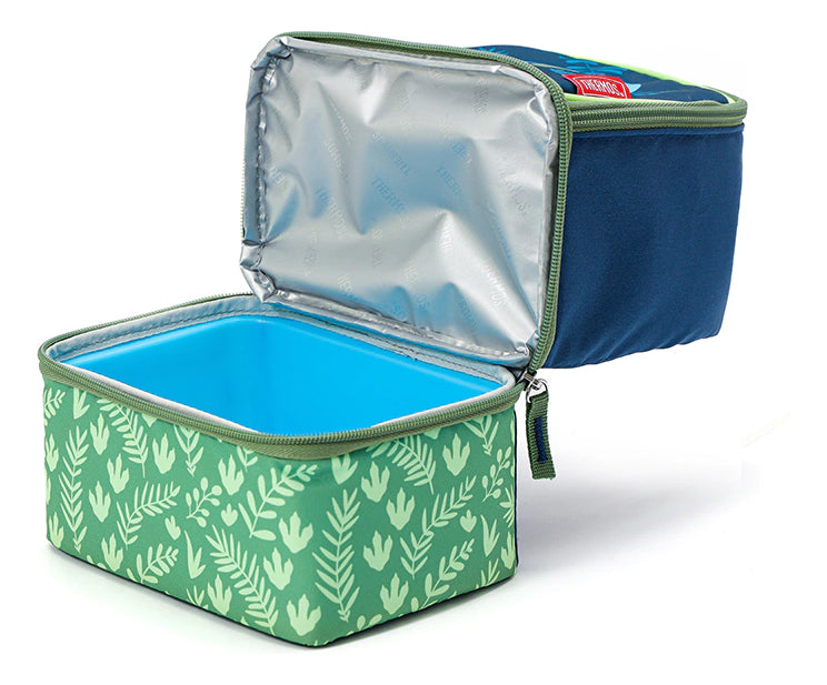 Lonchera Escolar Termica Reino Dinosaurio Thermos Kids Verde Dinosaur Kingdom
