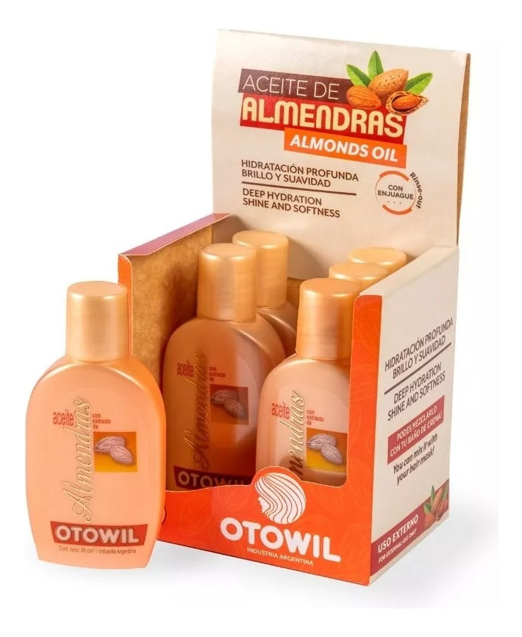 Aceite De Almendras Capilar Hidratacion Profunda 60m X36uni