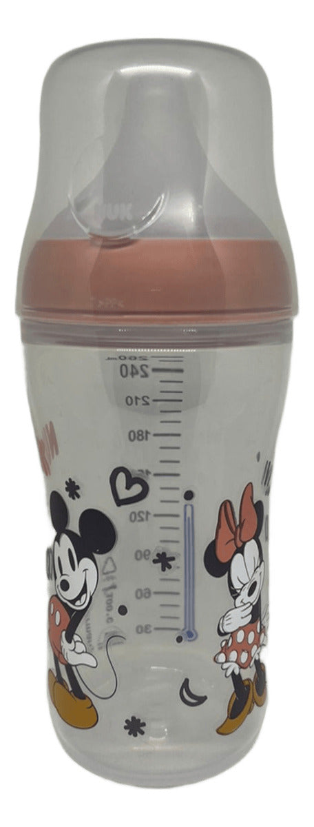 Nuk Perfectmatch Disney Anticolic Mickey Cont Temp X260ml Rojo Mickey Minnie
