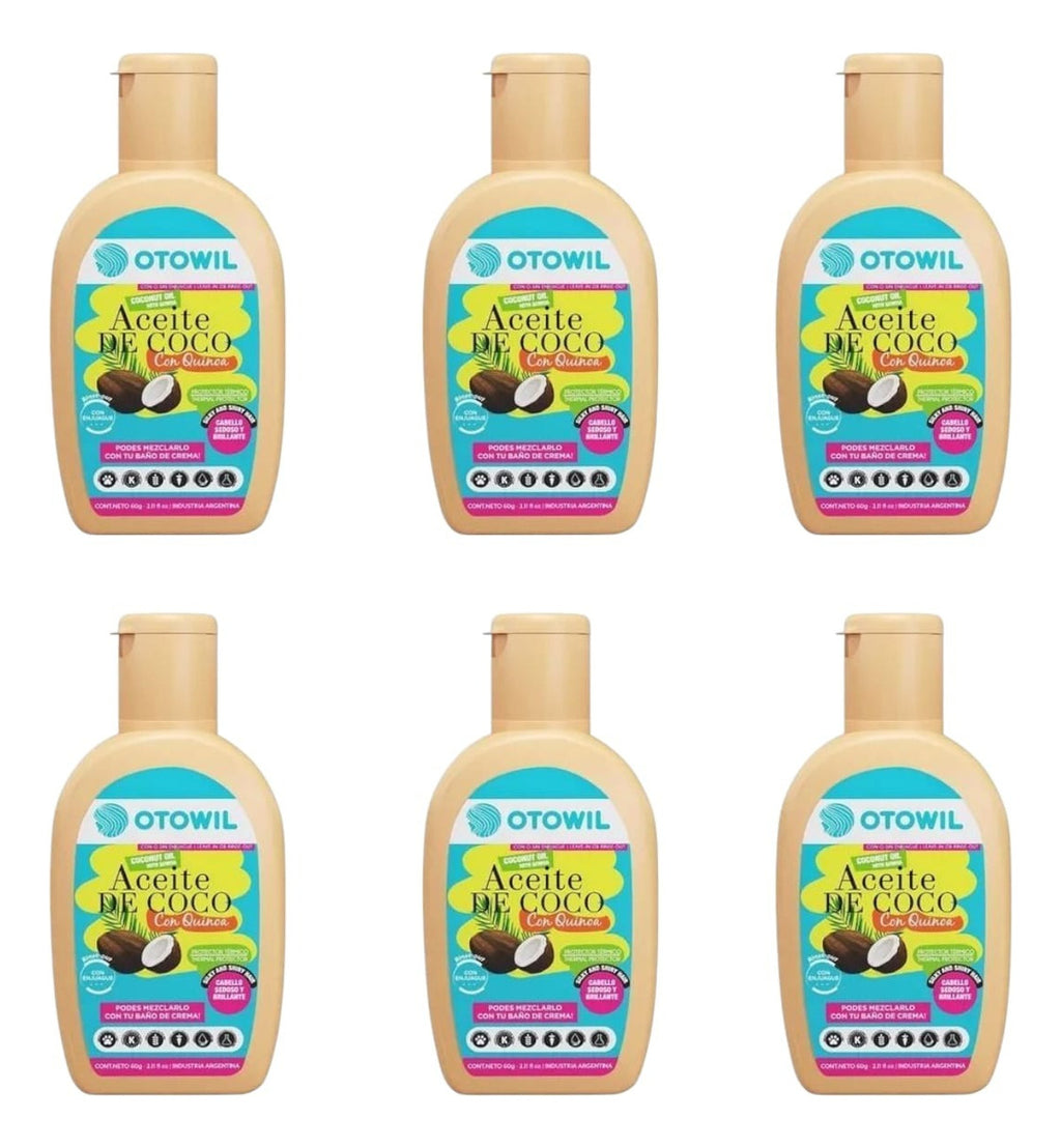 Protector Termico Aceite De Coco En Frasco X6uni X 60ml