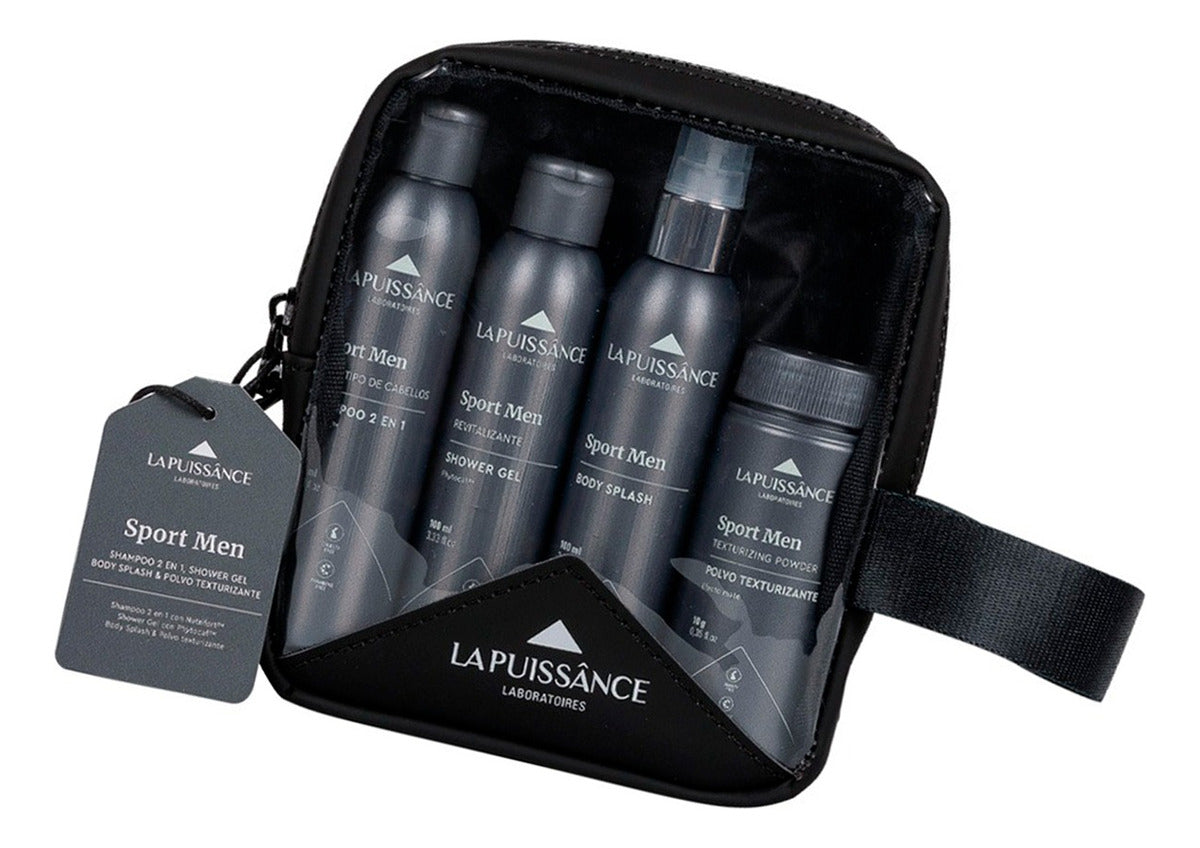 La Puissance Kit Sport Men Todo Tipo Cabello Con Estuche