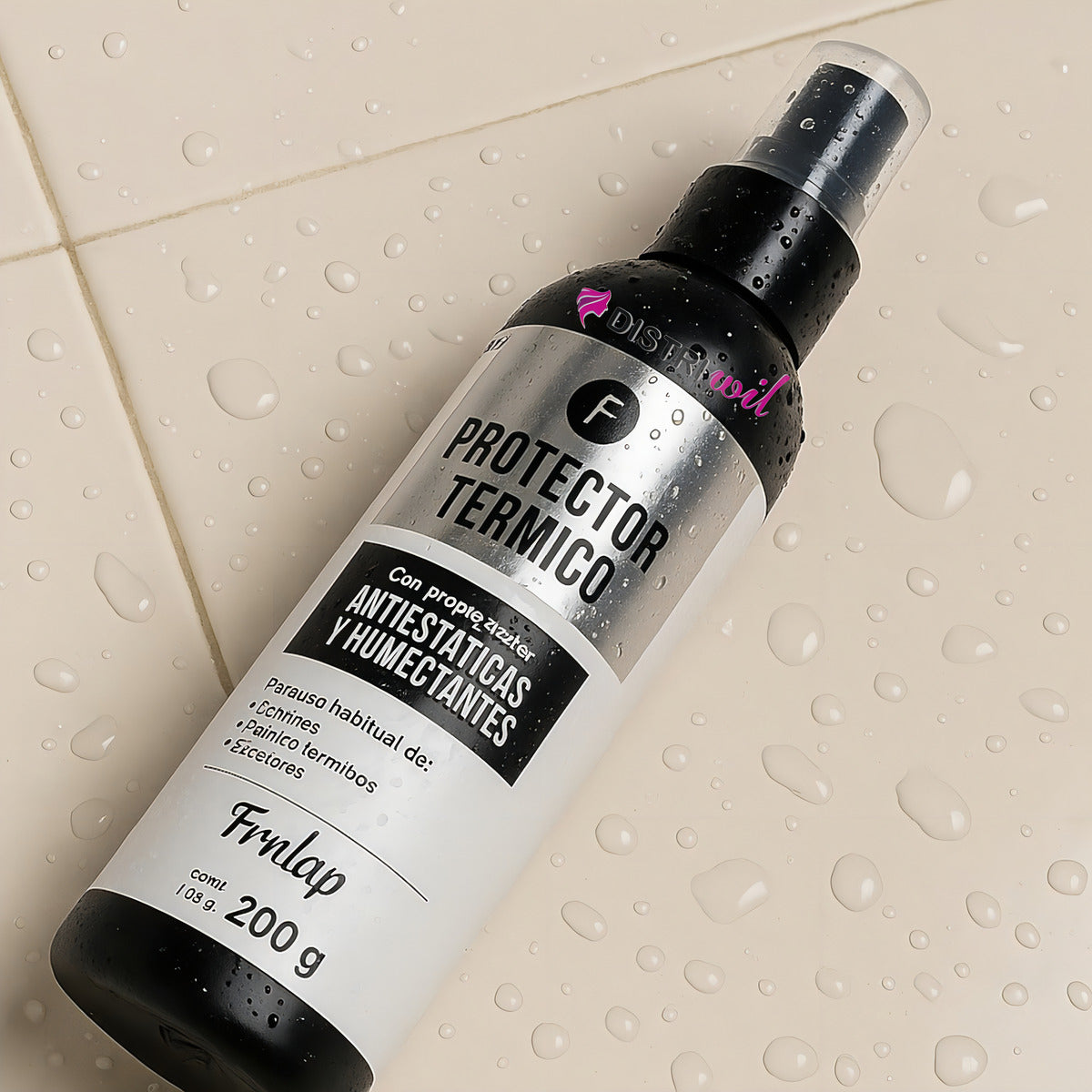 Protector Termico Antiestaticas Y Humectante Frilayp X200g Ideal Uso Pre Planchita Cepillos Termicos Y Secadores - Proteje Con Filtro Uv Hidrata Y Suaviza