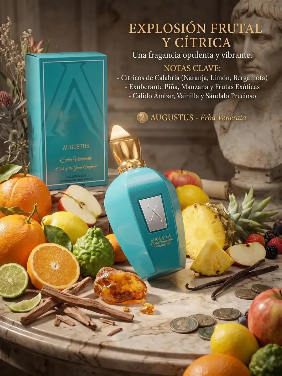 Perfume Arabe Erba Venerata Augustus X100ml Pura Seduccion