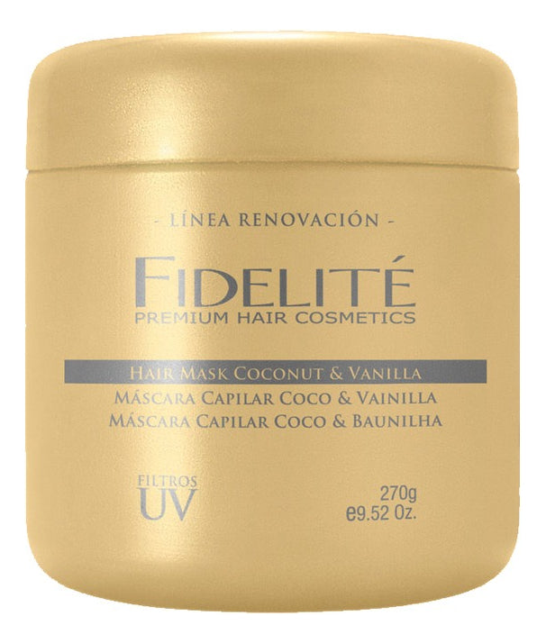 Kit Máscaras Fidelite Vainilla Almendras Keratina Acida X12u