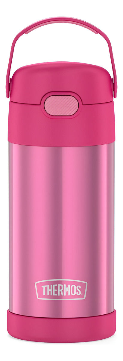 Botella Termica Thermos Funtainer 12 Horas Frio Rosa 470ml Fucsia