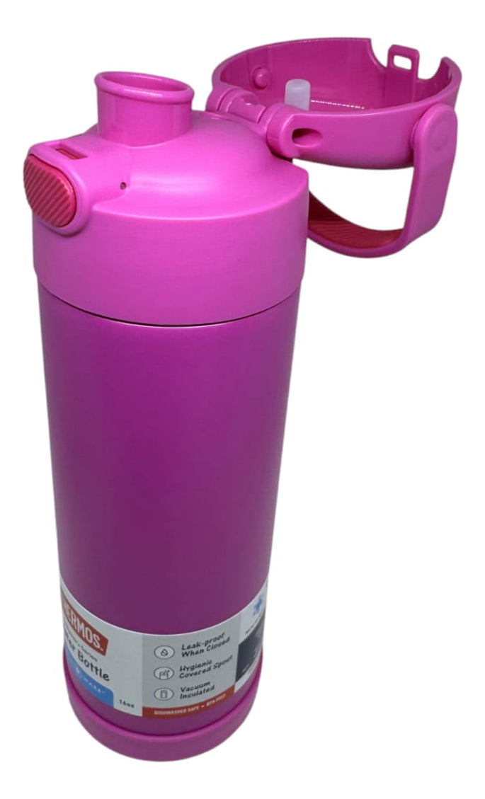 Botella Termica Thermos Funtainer 12 Horas Frio Rosa 470ml Fucsia