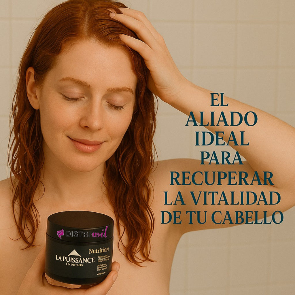 Mascara Capilar Nutricion La Puissance Acido Hialuronico En Liposomas Con Argan X250g Cabello Muy Seco - Uso Profesional Hidratacion Brillo Suavidad Humectacion Renovacion Restauradora